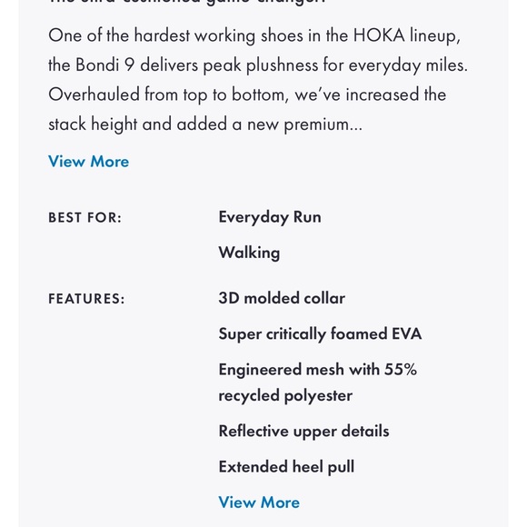 Hoka Women's Bondi 9- 8US/6.5UK - Picture 8 of 8